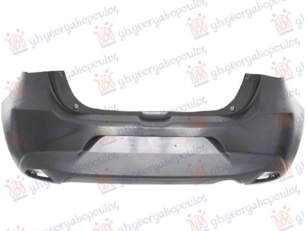 REAR BUMPER (W/FIXED SPOILER) (W/O REFLECTOR HOLES)