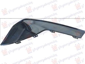 FRONT BUMPER MOULDING (PAINTED BLACK)