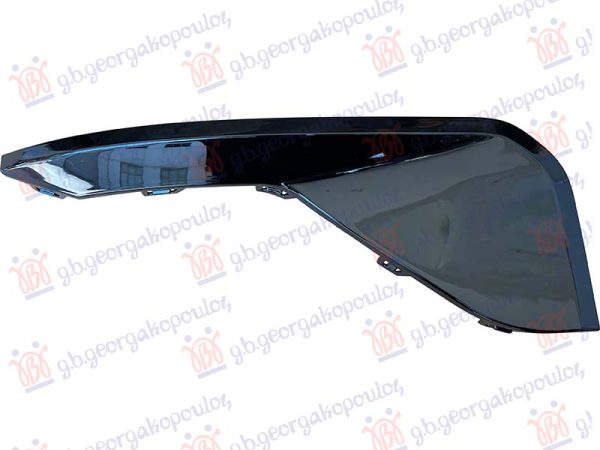 REAR BUMPER MOULDING (W/1 TOW HOLE) (PAINTED BLACK)