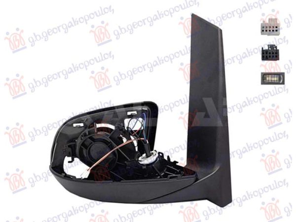DOOR MIRROR ELECTRICAL HEATED FOLDABLE (ONLY BODY) (W/FOOT LAMP : BLIS) 16 PIN