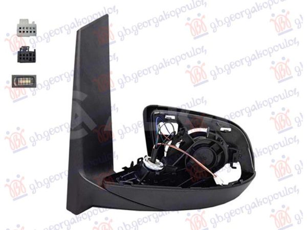 DOOR MIRROR ELECTRICAL HEATED FOLDABLE (ONLY BODY) (W/FOOT LAMP : BLIS) 16 PIN