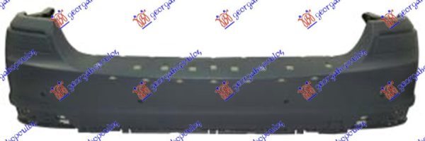 REAR BUMPER PRIMED (W/4 PDC) 2010-
