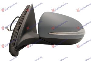 RETROVIZOR ELEKTRICNI SA GREJACEM PM (MIGAVAC) (10 OTVORA 7 PIN) (ASFERICNO STAKLO) LEVO