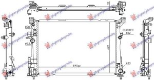RADIATOR 2.0 PETROL AUTOMATIC (640x422) (KOYO)