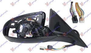 RETROVIZOR (SAMO KUCISTE) ELEKTRICNI SA GREJACEM (ELEKTRO-SKLOPIV) (SVETLO) (MEMORIJA) (MRTAV UGAO) (16 PIN) (A KVAL) DESNO