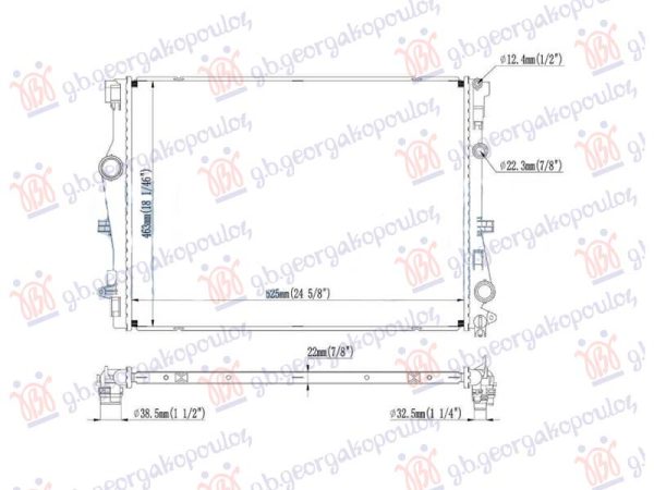 HLADNJAK MOTORA 1.5/2.0 BENZIN - 2.0 DIZEL (625x477)