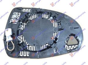 STAKLO RETROVIZORA SA GREJACEM (4 PIN) (ASFERICNO) LEVO