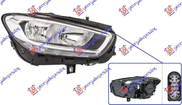 FAR ELEKTRICNI SA LED DNEVNIM SVETLOM (HELLA) DESNO