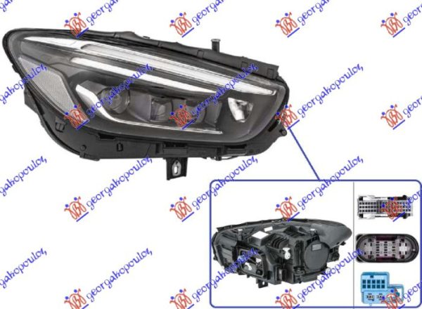 HEAD LAMP FULL LED AFS (W/O LOGO) (HELLA)