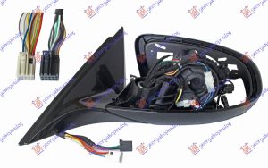 RETROVIZOR (SAMO KUCISTE) ELEKTRICNI SA GREJACEM (SVETLO) (MEMORIJA) (MRTAV UGAO) (16 PIN) (A KVALITET) LEVO