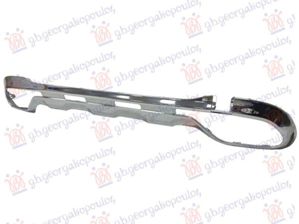 REAR BUMPER MOULDING LOWER CHROME