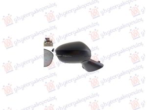 DOOR MIRROR ELECTRICAL HEATED PRIMED (W/SIDE LAMP & BLIS) (7Pin) (A QUALITY) (CONVEX GLASS)