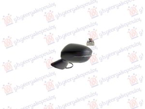 DOOR MIRROR ELECTRICAL HEATED PRIMED (W/SIDE LAMP) (6Pin) (A QUALITY) (CONVEX GLASS)