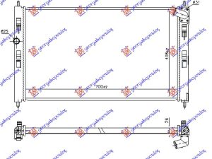 RADIATOR 1.6 DI-D DIESEL MANUAL (700x410) (KOYO)