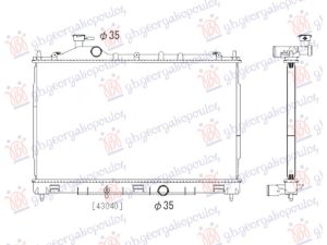 HLADNJAK MOTORA 1.5 T-Mivec BENZIN (AUTO) (400x685x26)