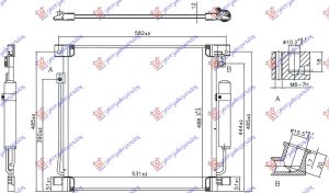 HLADNJAK KLIME ZA SVE MODELE (515x503x12)