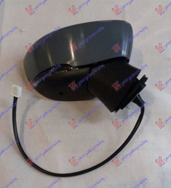 RETROVIZOR ELEKTRICNI SA GREJACEM PM (ELEKTRO-SKLOPIV) (MIGAVAC LED) (9 PIN) (KONVEKSNO STAKLO) DESNO