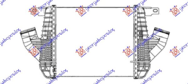 HLADNJAK INTERKULERA 2.5-3.0 DCI DIZEL (305x273)