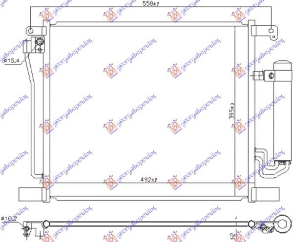 CONDENSER 1.2 DIG-T-1.6 DIG-T PETROL (492x395) (KOYO)