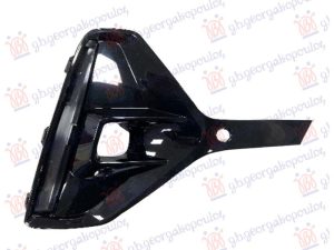 FRONT BUMPER GRILLE PAINTED BLACK (W/ FOG LAMP HOLE) (GS-LINE)