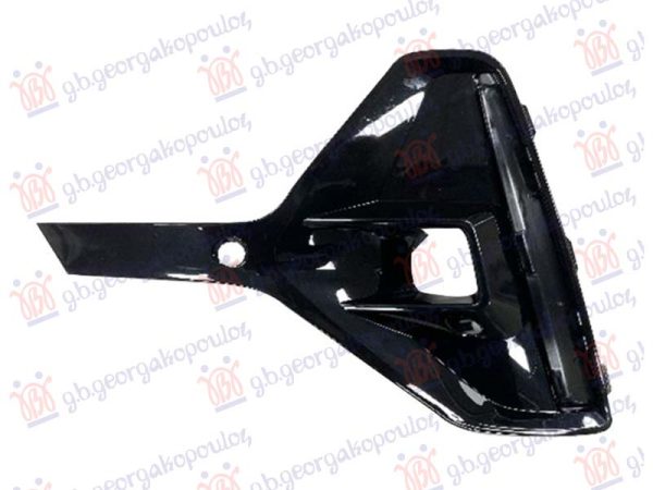 FRONT BUMPER GRILLE PAINTED BLACK (W/ FOG LAMP HOLE) (GS-LINE)