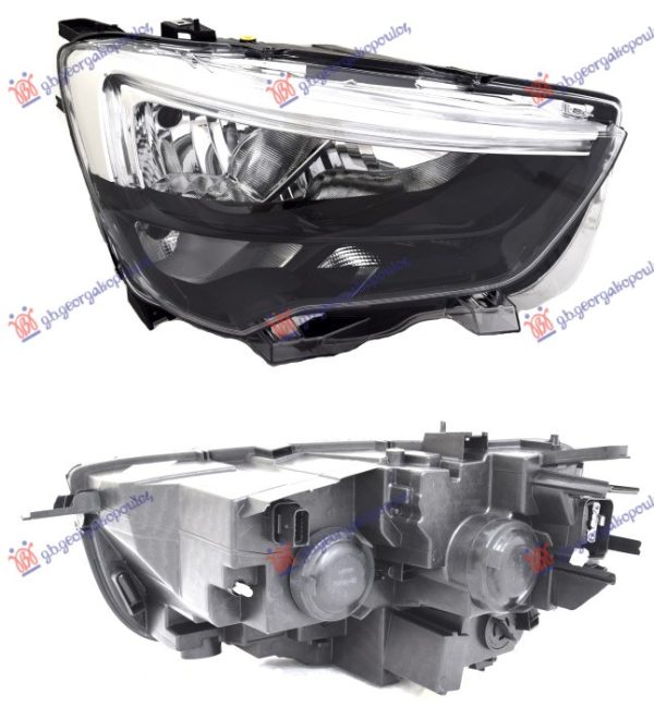 FAR ELEKTRICNI (H7/H1) SA LED DNEVNIM SVETLOM (TYC) DESNO
