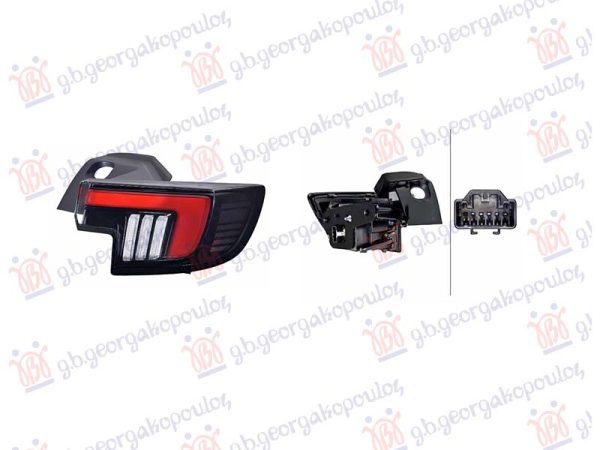 STOP LAMPA SPOLJASNJA LED (INTELI LUX LED) (HELLA) DESNO