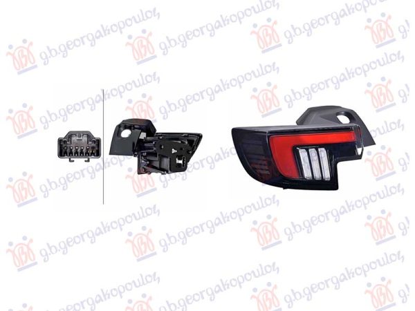 STOP LAMPA SPOLJASNJA LED (INTELI LUX LED) (HELLA) LEVO