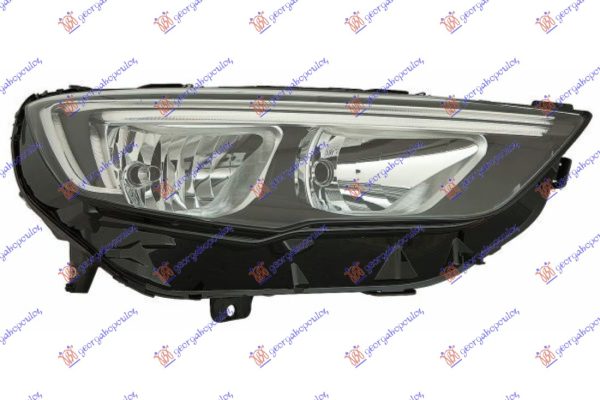FAR ELEKTRICNI HROM (H7/H7) SA LED DNEVNIM SVETLOM (DEPO) DESNO