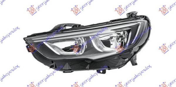 FAR ELEKTRICNI CRNI (H7/H7) SA LED DNEVNIM SVETLOM (HELLA) LEVO