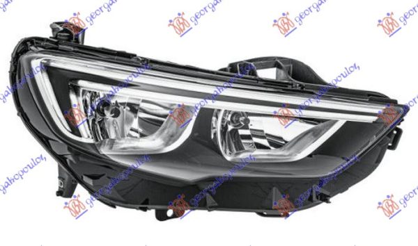 FAR ELEKTRICNI HROM (H7/H7) LED DNEVNIM SVETLOM (MARELLI) DESNO