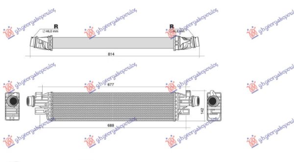 HLADNJAK INTERKULERA 1.3 CDTI (570x127)