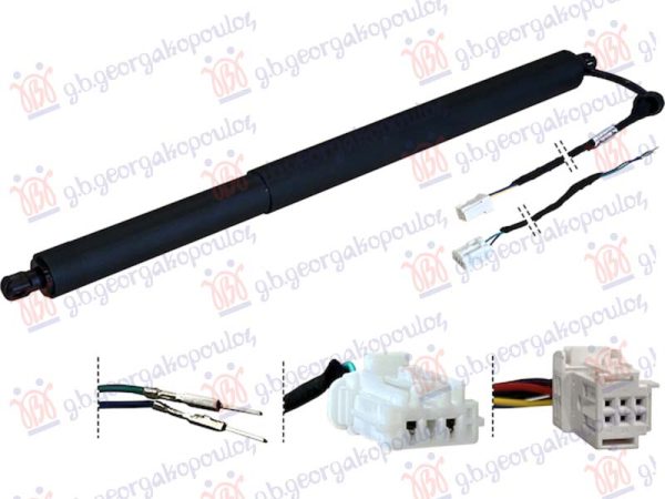 AMORTIZER GEPEK VRATA ELEKTRICNI (6+2 PIN) LEVO