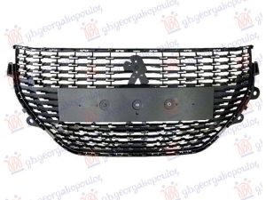 GRILLE BLACK W/CHROME MOULDING (W/2 PDC)