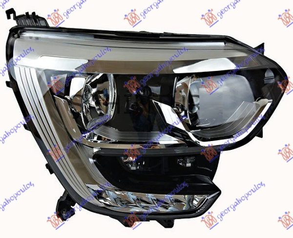 FAR ELEKTRICNI (H7/H7) HROM SA LED DNEVNIM SVETLOM (VALEO) DESNO