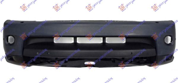 FRONT BUMPER 2010- PRIMED (W/4 PDC & WASHER & CAMERA)