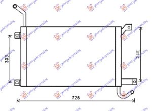 HLADNJAK MOTORA DODATNI 4.2 SUPERCHARGED BENZIN (550x365x32)