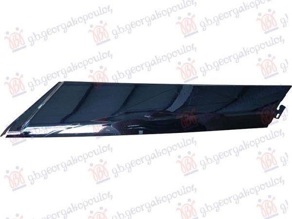 FRONT PILLAR MOULDING PAINTED BLACK