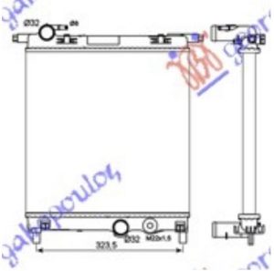 HLADNJAK MOTORA 1.0i 12V (35x36x1.9) (KOYO)