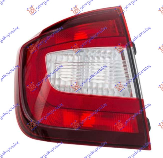 TAIL LAMP SMOKE (L/B) (HELLA)