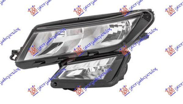 FAR ELEKTRICNI SA MAGLENKA SA LED DNEVNIM SVETLOM (HELLA) LEVO
