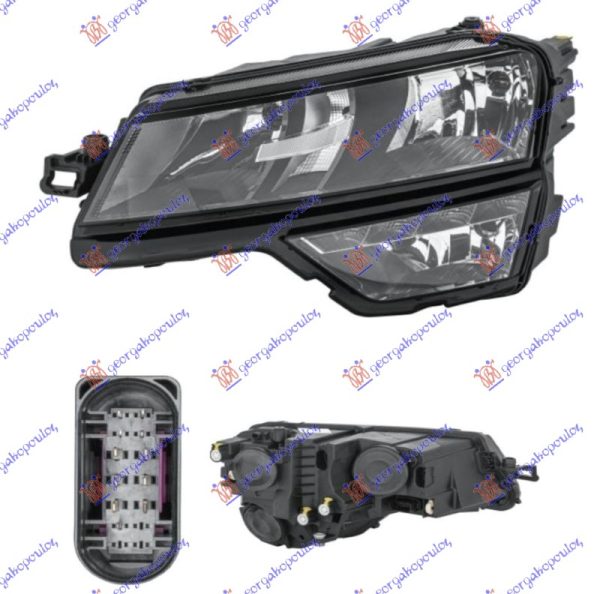 FAR ELEKTRICNI (H7/H1/H8) SA LED DNEVNIM SVETLOM (DEPO) LEVO
