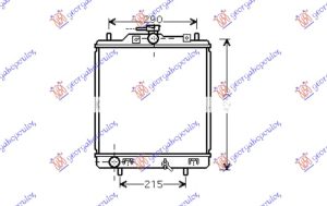 RADIATOR 1.3 PETROL (355x380x23) (KOYO)