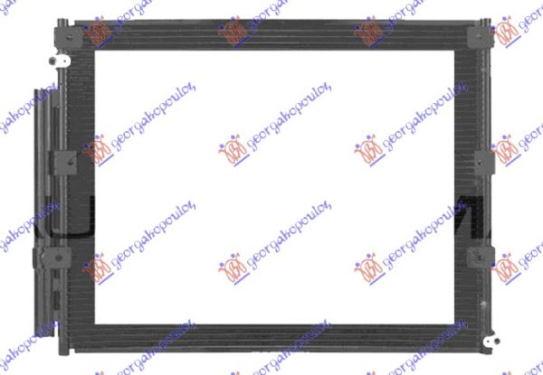 HLADNJAK KLIME 4.7 BENZIN 2002- / 4.2 TD DIZEL (691x541x16)