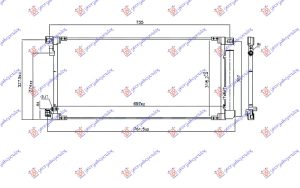 HLADNJAK KLIME 1.2i BENZIN (697x342x12)