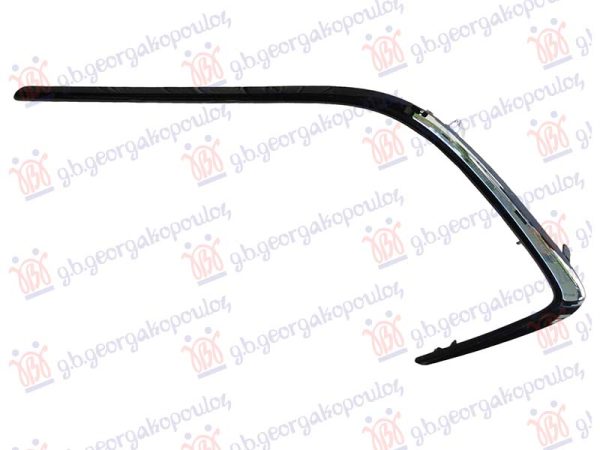 FRONT BUMPER GRILLE MOULDING BLACK