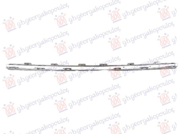 REAR BUMPER MOULDING CENTER CHROME