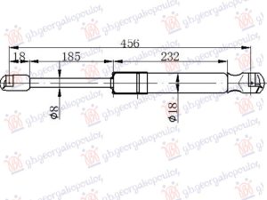 AMORTIZER HAUBE (457L-420N)