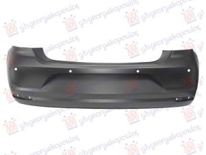 REAR BUMPER PRIMED (W/O EXHAUST HOLE) (W/4 PDC) (A QUALITY)
