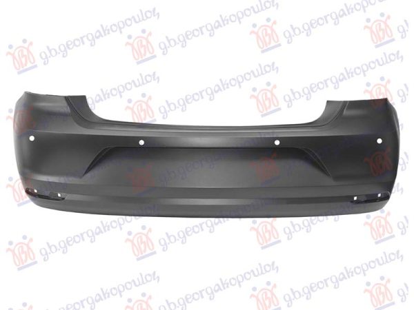 REAR BUMPER PRIMED (W/O EXHAUST HOLE) (W/4 PDC) (A QUALITY)